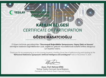 davranissal-bagimliliklar-sempozyumu-yapay-zeka-ve-sonrasi-etkinligine-katilim-saglandi